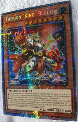 Yugioh 1x Therion “King” Regulus DIFO-EN007 Starlight Rare 1st Edition Near Mint - Image 4