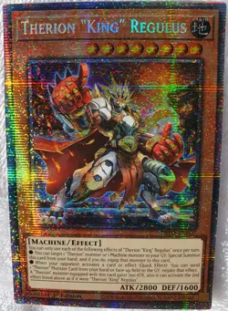 Yugioh 1x Therion “King” Regulus DIFO-EN007 Starlight Rare 1st Edition Near Mint - Image 5
