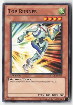 Yugioh - Top Runner STOR-EN005 1st Edition - Storm of Ragnarok - Image 1