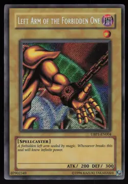 Left Arm of the Forbidden One UBP1-EN004 Secret Rare Promo Yu-Gi-Oh - Image 1