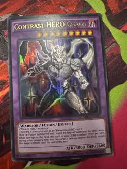 Contrast HERO Chaos SDHS-EN041 Ultra Rare Unlimited MP Yugioh - Image 1