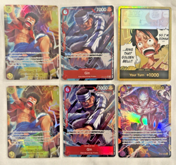 Monkey.D.Luffy OP15-119 SEC One Piece LOT 6x Enel GOLD Don MINT 6x LOT - Image 1