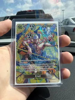 Bandai One Piece Enel EB02-052 SP Special Full Art Holo Character Card - Image 4
