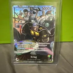 Krieg OP15-001 Alternate Art Leader NM Adventure on Kami’s Island - Image 1