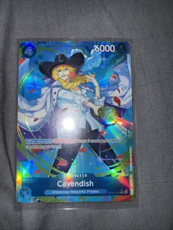 Cavendish OP10-045 Rare Alt Art One Piece TCG English Royal Blood - Image 1
