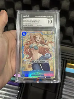 2025 ONE PIECE JAPANESE MINI-TIN PACK SET V2 SERIALIZED #112 NAMI CGC 10 Serial - Image 1