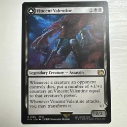 MTG Final Fantasy Vincent Valentine Galian Beast (0125) 2 sided Rare Regular - Image 1