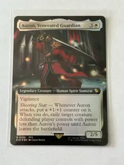 Auron, Venerated Guardian (Extended Art) Commander: Final Fantasy Foil - Image 1