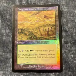 FOIL Sungrass Prairie Odyssey MTG Magic the Gathering - Image 1