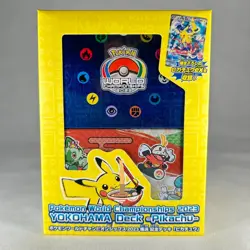 Pokemon Sealed World Championships 2023 Yokohama Deck Box Pikachu JAPAN Limited - Image 1