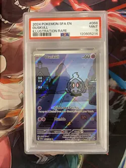 2024 Pokemon Duskull Illustration Rare SFA EN Mint 9 PSA Graded Card - Image 1