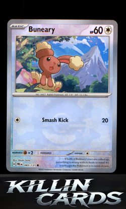 Buneary (Poke Ball Pattern) 083/131 Pokemon Common SV: Prismatic Evolutions Card - Image 1