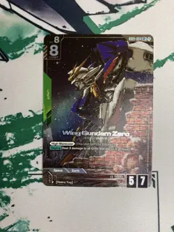 Gundam Card Game: Newtype Rising - Wing Gundam Zero (LR+) (GD01-024) NM - Image 1