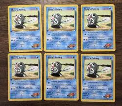 Misty's Poliwag #87 1st Edition Gym Heroes LP (SINGLE CARD) - Image 1