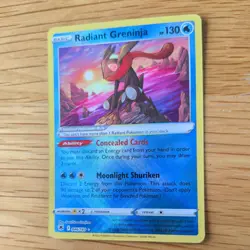 RADIANT GRENINJA 046/189 POKEMON CARD (ASTRIAL RADIANCE SET) HOLO - Image 4