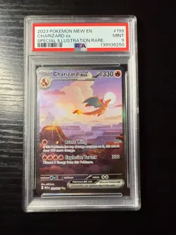 Charizard EX 199/165 PSA 9 MINT POKEMON CARD SPECIAL illustration - Image 1