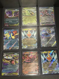 Pokemon ex Card Lot 9 Cards Full Art GX ex Holo Ultra Rare Bundle - Image 1