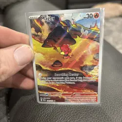 Magby 186/182 Paradox Rift Holo Illustration Rare Pokemon TCG Card Near Mint - Image 1