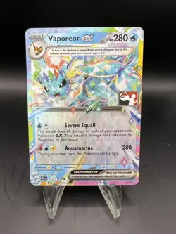 Pokemon Vaporeon ex - 023/131 - Prize Pack Series Cards - Image 1
