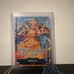 Rebecca (Alt Art) OP15-039 L Adventure on KAMI's Island- ONE PIECE Card ENGLISH - Image 1