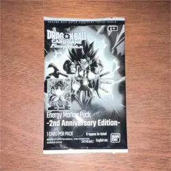 SEALED Dragon Ball Super Card Game Fusion World Energy Marker 2nd Anniversary - Image 1