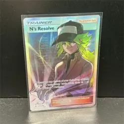 Pokemon N's Resolve 232/236 Sm-Cosmic Eclipse Ultra Rare Full Art Holo Card - Image 1