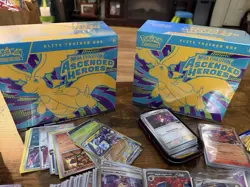 2 Pokemon Ascended Heroes ETB Sealed WhiteFlare EBT Opened Over 200+ Extra Cards - Image 2