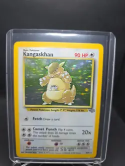 Kangaskhan 5/64 Jungle Holo Rare Vintage Pokemon Card WOTC 1999 LP - Image 1