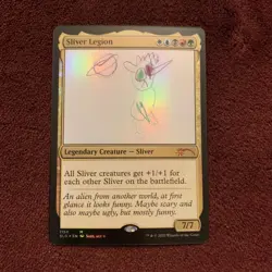 Sliver Legion Secret Lair Drop Foil 1150 NM+ Unplayed MTG Magic Card - Image 1