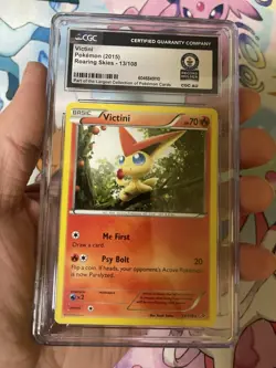 Pokemon XY Roaring Skies Victini Card 13/108 Rare-CGC World Record-1of 1 🔥 🔥 - Image 1