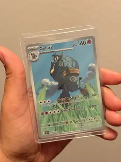 Pokemon Golurk 123/086 Sv: Black Bolt Illustration Rare Holo 160 HP Card - Image 1
