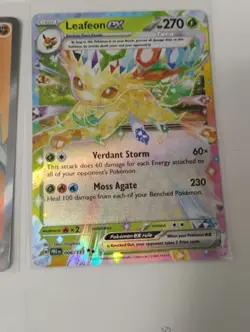 Pokemon Leafeon-Sylveon Ex Holos-Promo-Scraggy Illustration Rare Holo Card Lot - Image 2