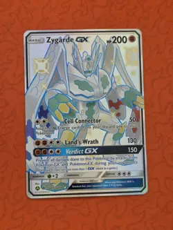 Pokemon Zygarde GX SV65/SV94 Hidden Fates Shiny Holo Rare English Card - Image 1