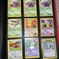 Pokemon Card Binder Collection - Vintage Card Lot | WOTC 1st edition foreign MP - Image 1