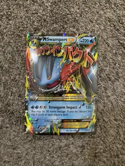 Pokemon Mega Swampert EX Holo Promo Card XY XY87 - Image 1