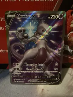 Mewtwo V SWSH229 SWSH: Sword & Shield Promo Cards Holo M/NM - Image 1