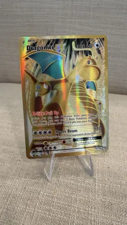 Pokemon Dragonite EX Card Evolutions Full Art Ultra Rare Holo 106/108 HP 180 - Image 1