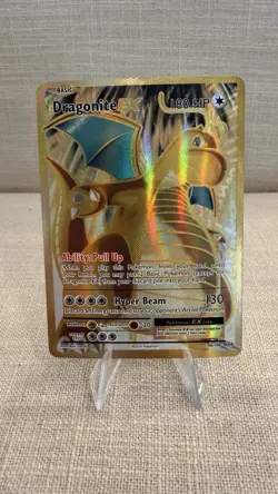 Pokemon Dragonite EX Card Evolutions Full Art Ultra Rare Holo 106/108 HP 180 - Image 2