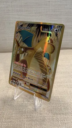 Pokemon Dragonite EX Card Evolutions Full Art Ultra Rare Holo 106/108 HP 180 - Image 3