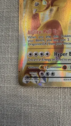 Pokemon Dragonite EX Card Evolutions Full Art Ultra Rare Holo 106/108 HP 180 - Image 4