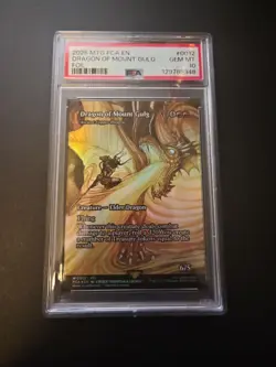 2025 MTG FINAL FANTASY THROUGH THE AGES FOIL #0012 DRAGON OF MOUNT GULG PSA 10 - Image 1