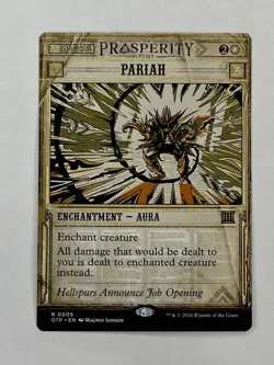 Pariah 5 Rare Outlaws of Thunder Junction: Breaking News Magic: The Gathering NM - Image 1