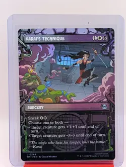 Karai's Technique (Showcase) #244 Teenage Mutant Ninja Turtles Foil - Image 1