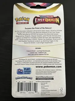 Pokemon TCG: Sword & Shield - Lost Origin Checklane Blister Pack - Scorbunny - Image 2