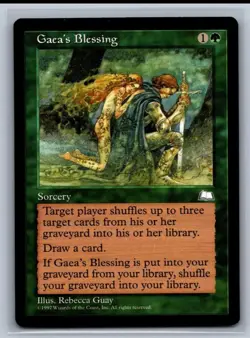 Magic The Gathering Weatherlight Gaea's Blessing MTG TCG CCG Vintage Gem💎Mint - Image 1