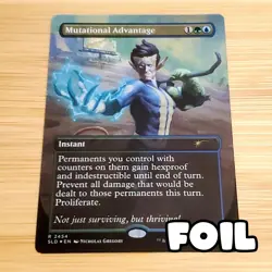 1x Mutational Advantage, Foil - Fallout Secret Lair 2454, Magic MTG NM - Image 1