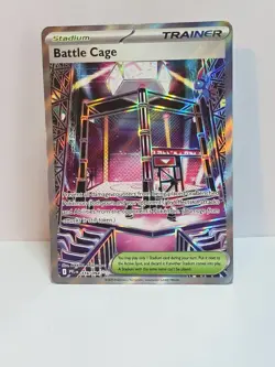 Pokemon TCG Holo Ultra Rare Full Art Battle Cage 116/94 Phantasmal Flames - Image 1
