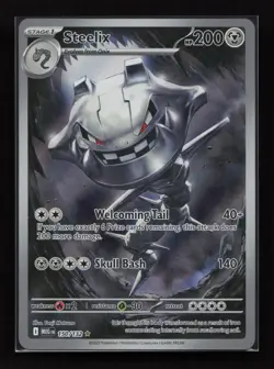 Steelix 150/132 Illustration Rare Mega Evolution Pokemon Near Mint - Image 1