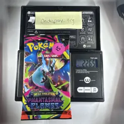 22.65g Mega Evolution Phantasmal Flames Pokemon Booster Pack - Sealed - Image 1