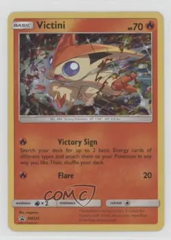Victini (Holo) Pokemon Sun & Moon Black Star Promo #SM225 - Image 1